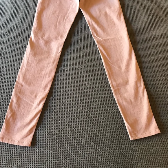 UNIQLO 24 Inch Dusty Pink Skinny Jeans Pants Casual Going Out - Picture 7 of 9